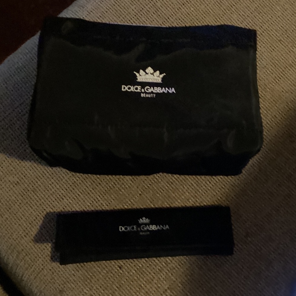 Dolce & Gabbana Black Beauty Pouch Set